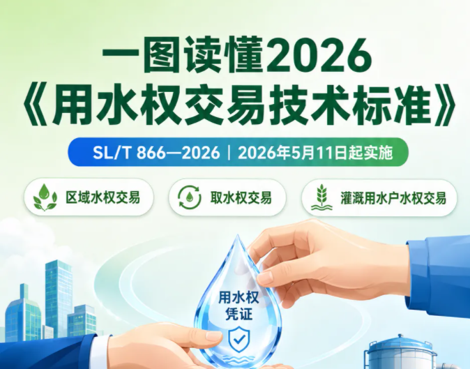 一图读懂2026《用水权交易技术标准》